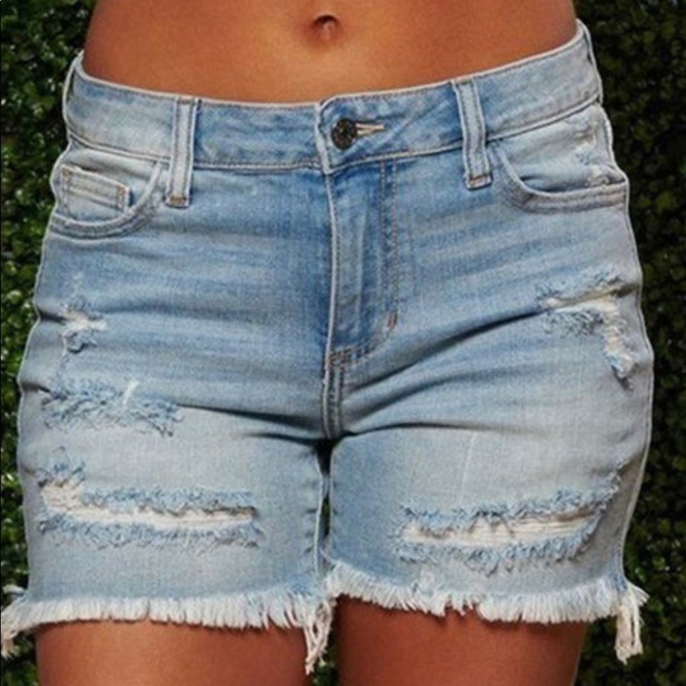 Max Rave Jeans Shorts Low Rise Size 0 - Picture 8 of 8